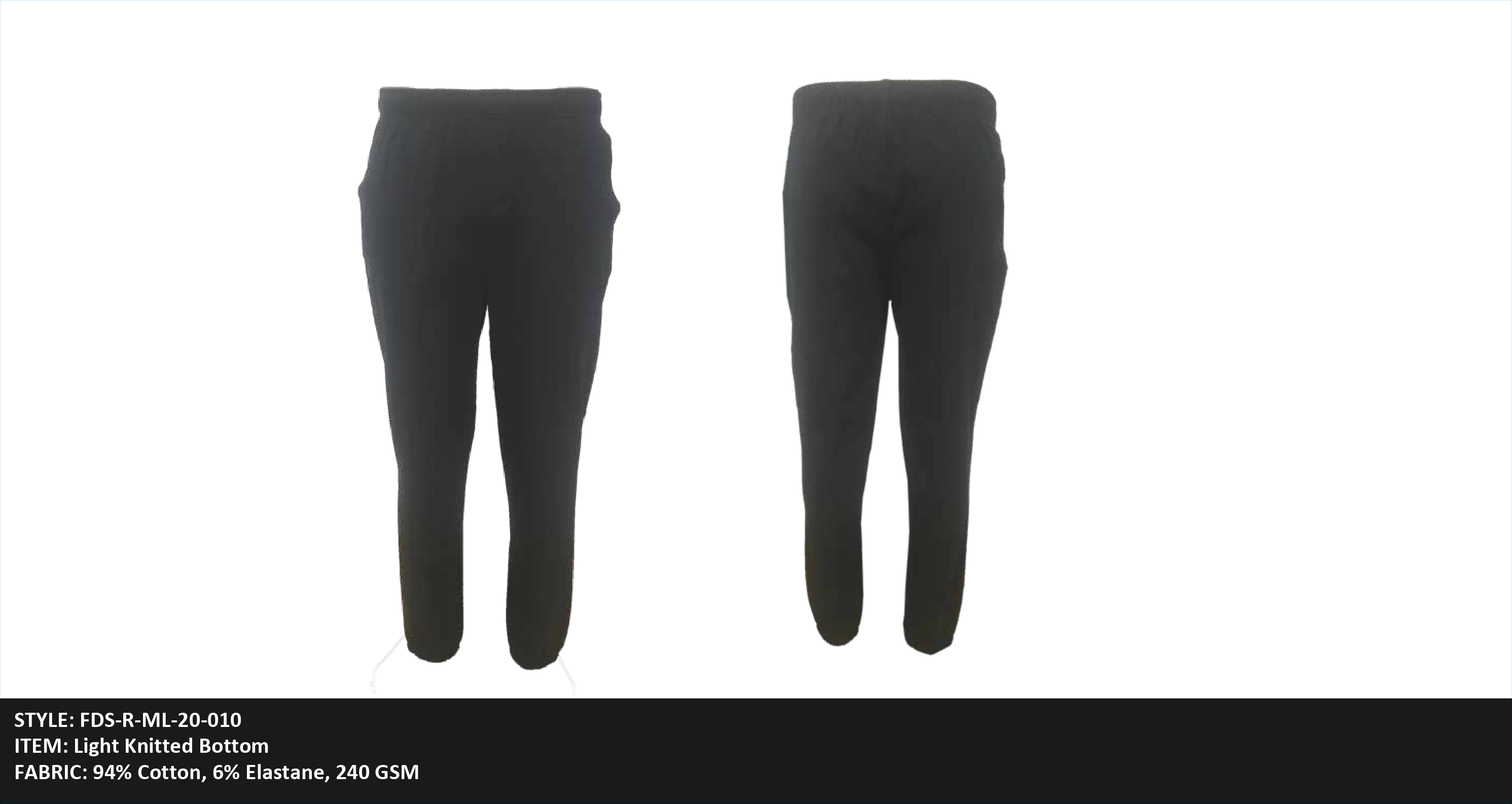 Mens knitted pant
